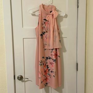 Vince Camuto Bow Neck Shift Dress
